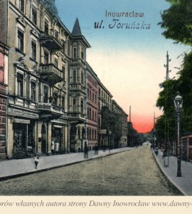 Ulica Toruńska - ok. 1920 rok
