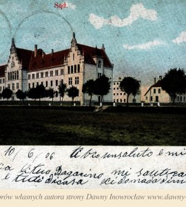 Sąd - 10 czerwca 1906 roku - Inowrocław. Sąd.
Pocztówka wysłana 10 czerwca 1906 roku
Stefan Knast, Inowrocław