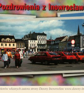 Pozdrowienia z Inowrocławia - Rynek - lata 90. XX w.