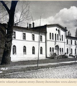 Sanatorium P.K.P. - Inowrocław. Nieistniejące już sanatorium P.K.P., które stało przy obecnej ulicy Narutowicza.
