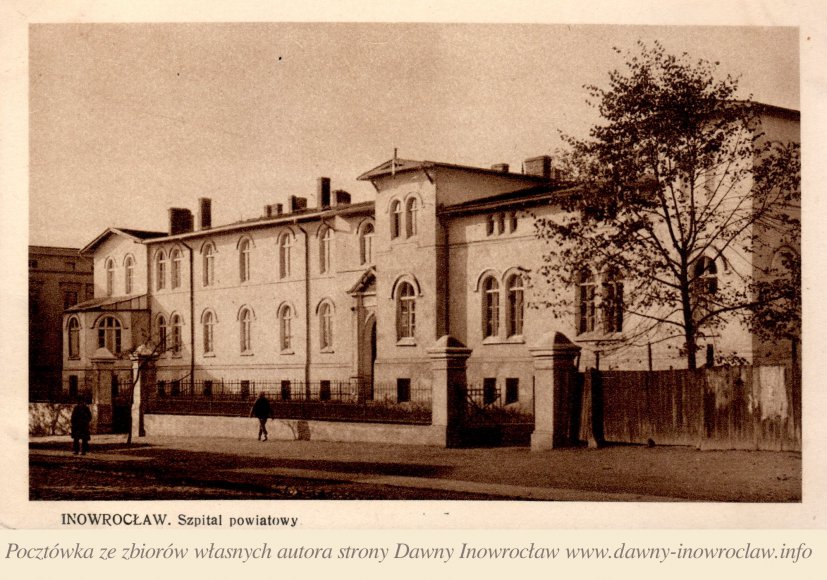 Stary szpital powiatowy - 1911 rok - Inowrocław. Stary szpital powiatowy
Wyd. "POLWID" Bydgoszcz, 20 stycznia 11.