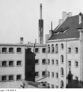 Budynek inowrocławskiego więzienia.  - Rok 1933.